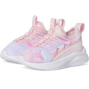 Girls Size 7 Toddler Puma Softride One4All Slip On Pink Sneakers, NWT